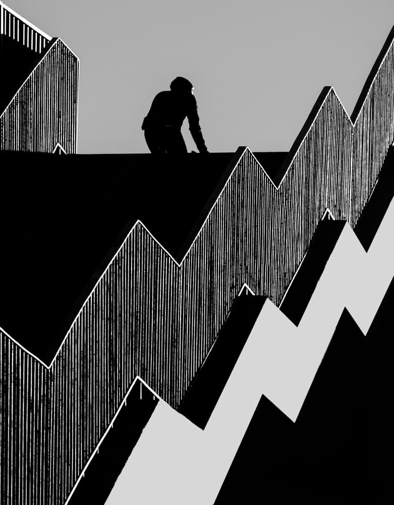 Navigating Abstract Peaks by Anna Niemiec — canvas wall art