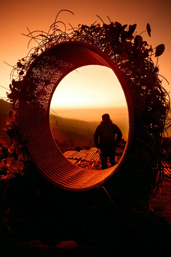 Golden Hour Frame View by Grand Mamangkey — canvas wall art
