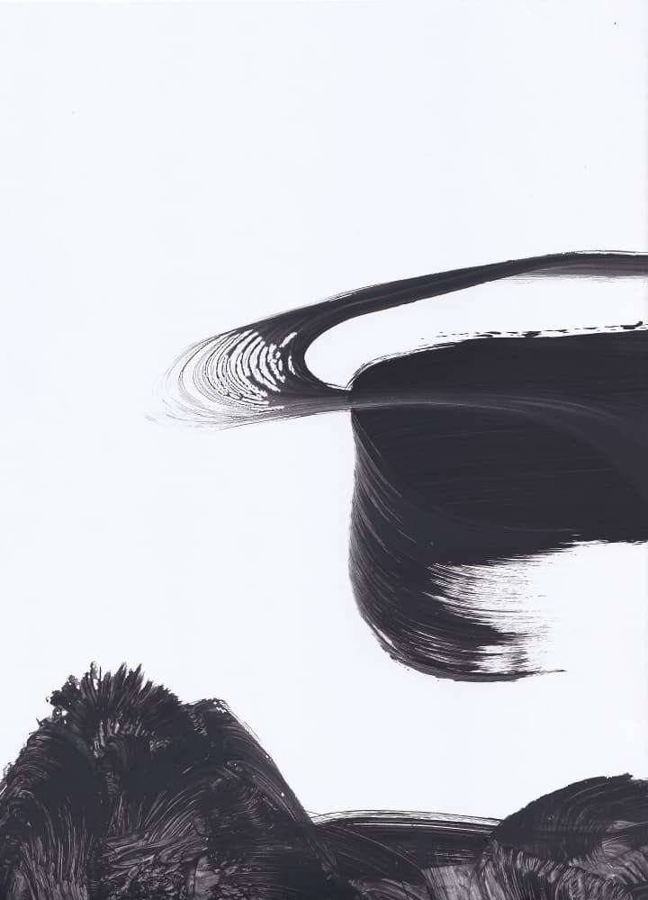 Flowing Zen Strokes by Maira Ribena — canvas wall art