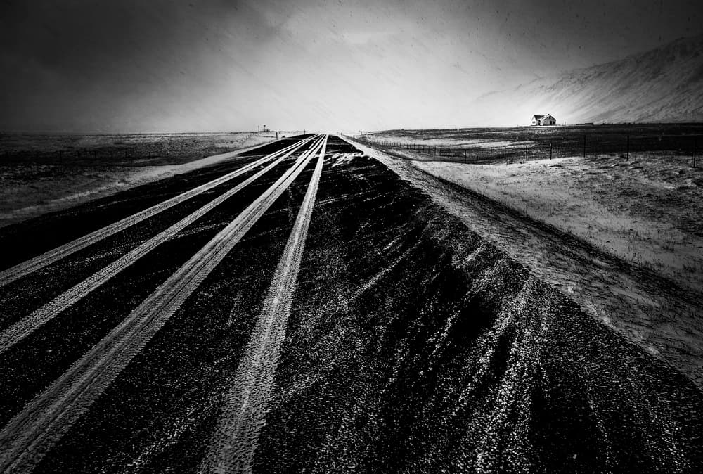 Tracks to a Far House by John Colbensen — canvas wall art