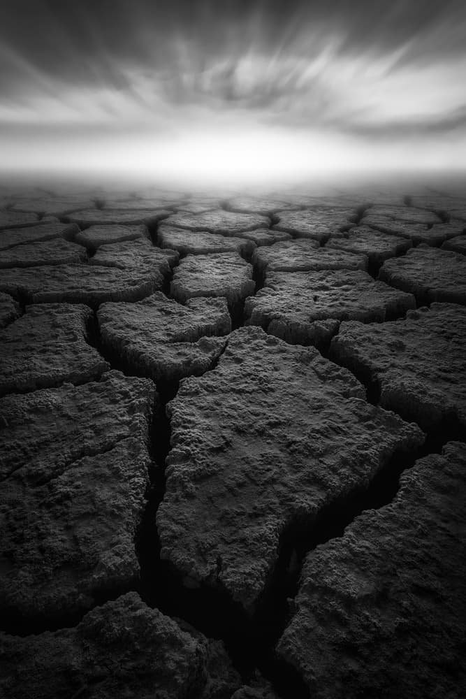 Cracked Earth Sky by Juan López Ruiz — canvas wall art