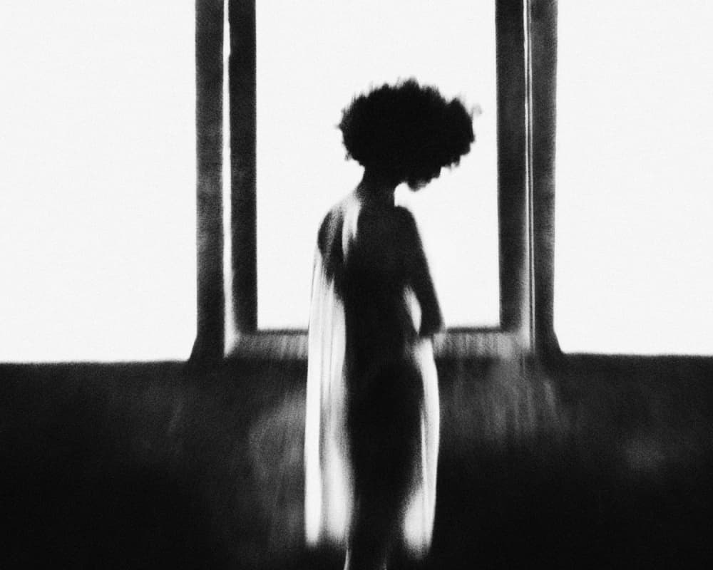 Pensive Woman By Window by Jay Satriani — canvas wall art