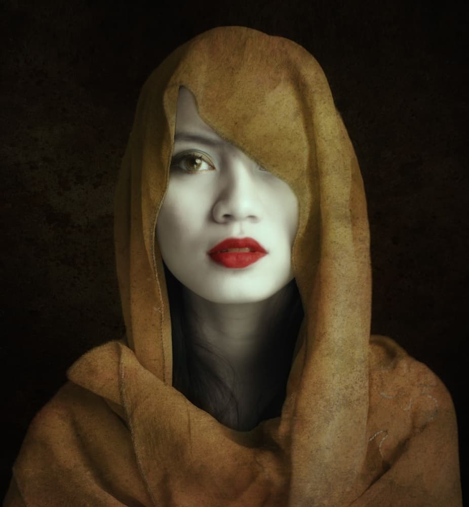 Mysterious Golden Hood by Hari Sulistiawan — canvas wall art
