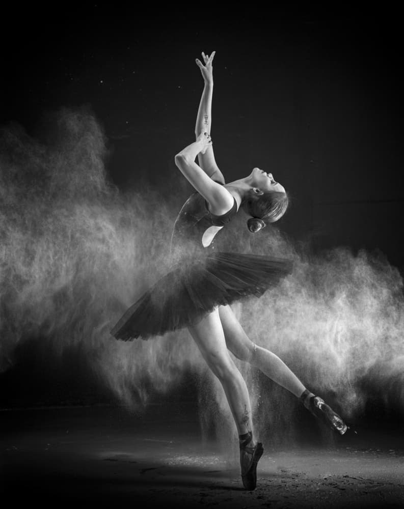 Graceful Ballerina Movement by Angela Muliani Hartojo — canvas wall art