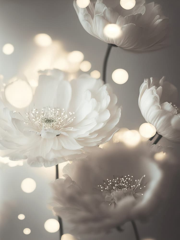 Ethereal Blooms by Treechild — canvas wall art