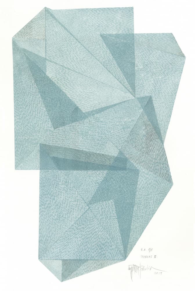 Geometric Blue Layers