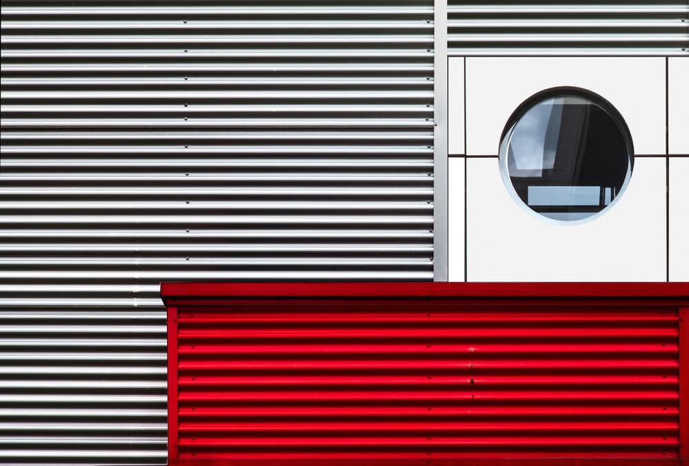 Modern Stripes Window by Harry Verschelden — canvas wall art