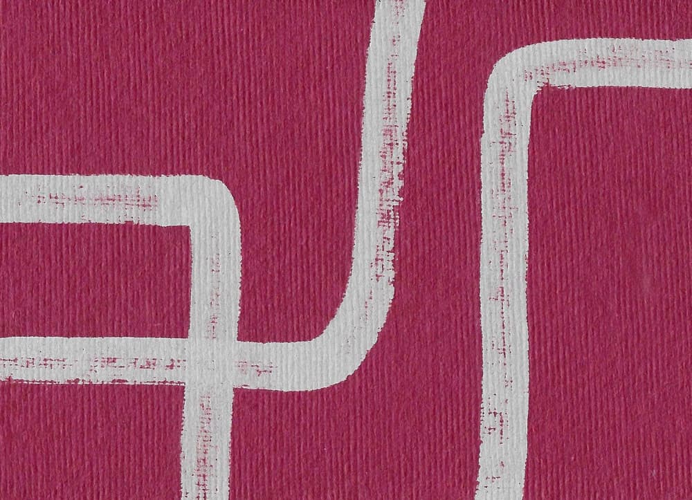 Curvy Pink Lines by Santhosh ch — canvas wall art