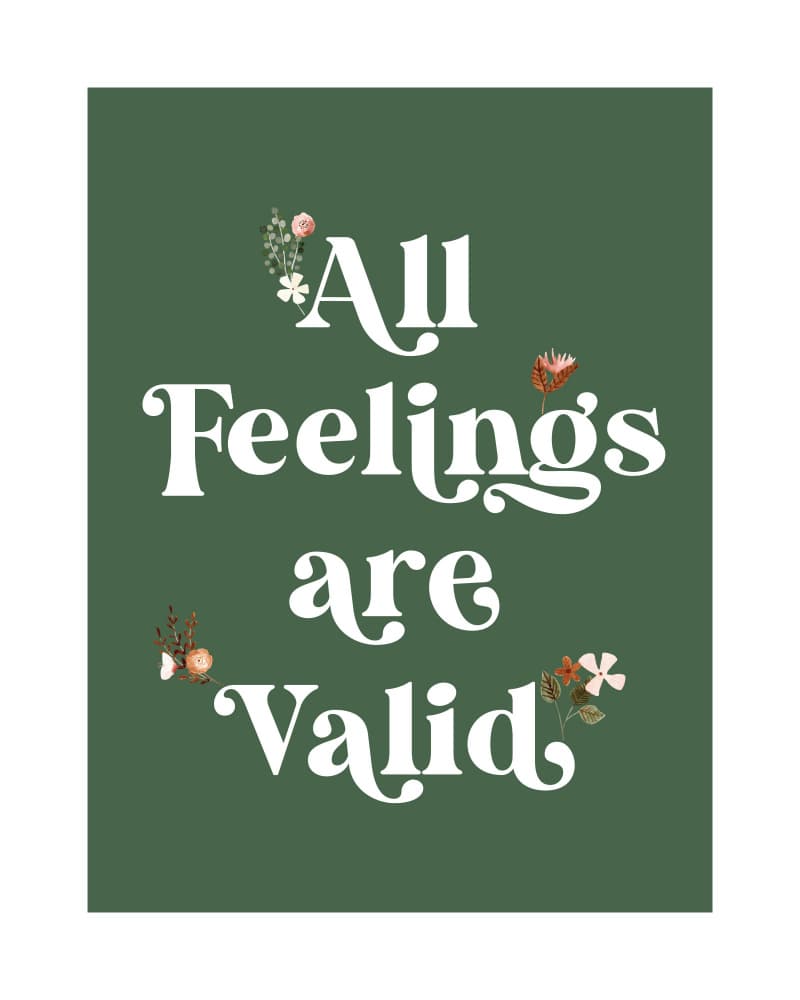 All Feelings Are Valid by KsanaKalpa — canvas wall art