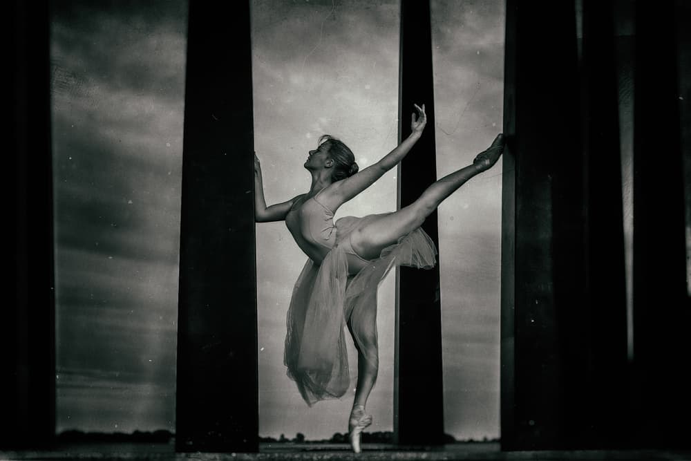 Elegant Ballerina Strength by Jacob Tuinenga — canvas wall art