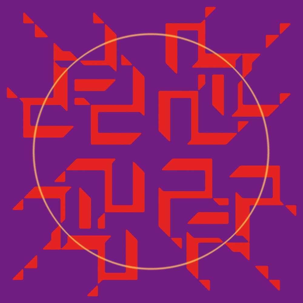 Vibrant Geometric Pattern by Rafa Mateo — canvas wall art