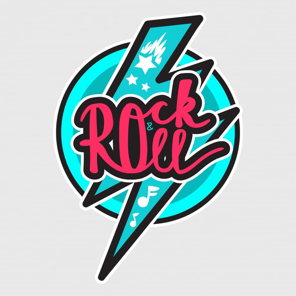 Bold Rock And Roll by Marika Barsrsind — canvas wall art