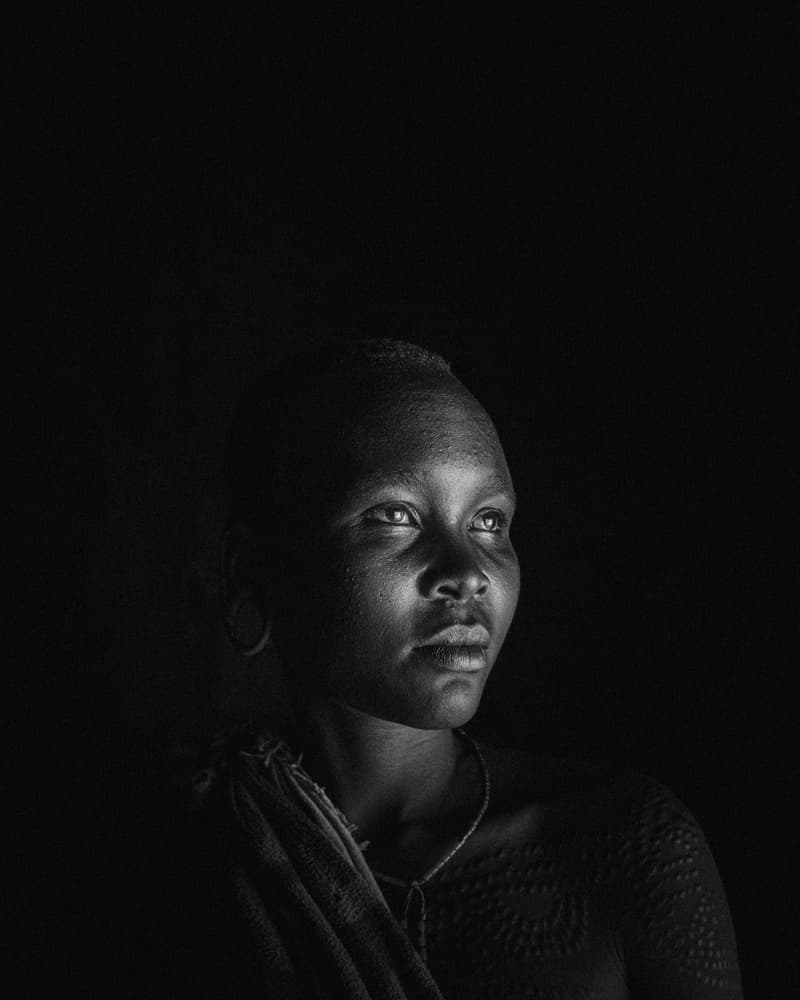 Contemplative African Woman by ADIREK M — canvas wall art