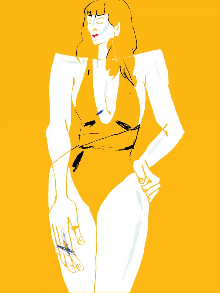 Summer Swimsuit Style by Francesco Gulina — canvas wall art