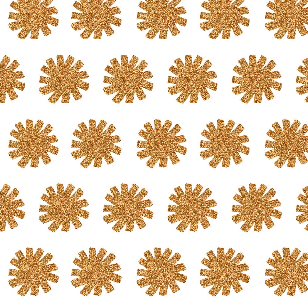 Golden Glitter Pattern by Michele Channell — canvas wall art
