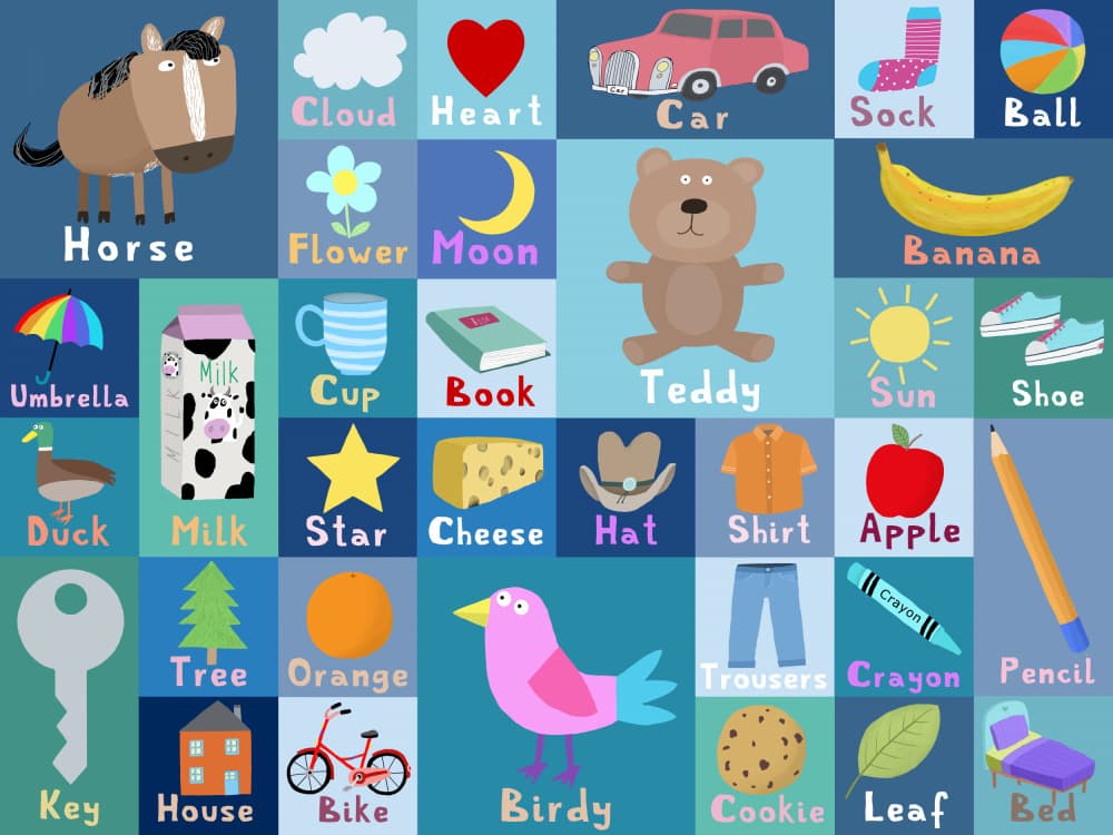 Playful Learning Grid by Carla Daly — canvas wall art