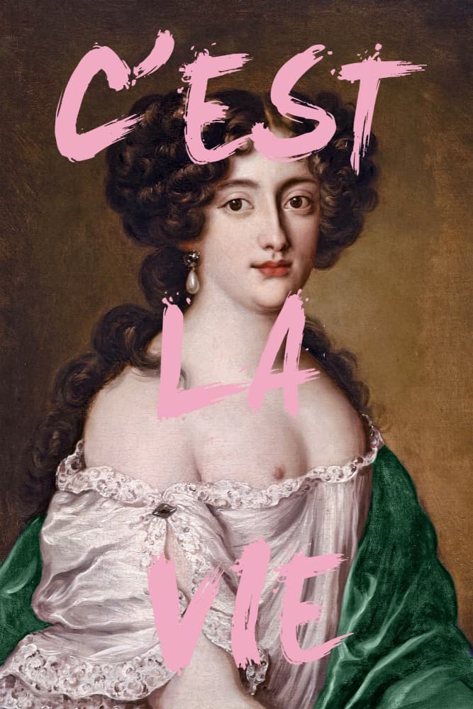 Elegant Lady C'est La Vie by Talitha McQueen — canvas wall art