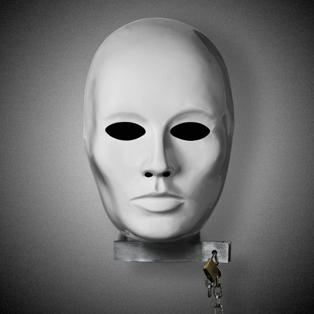Locked Identity Mask by Mister Solo — canvas wall art