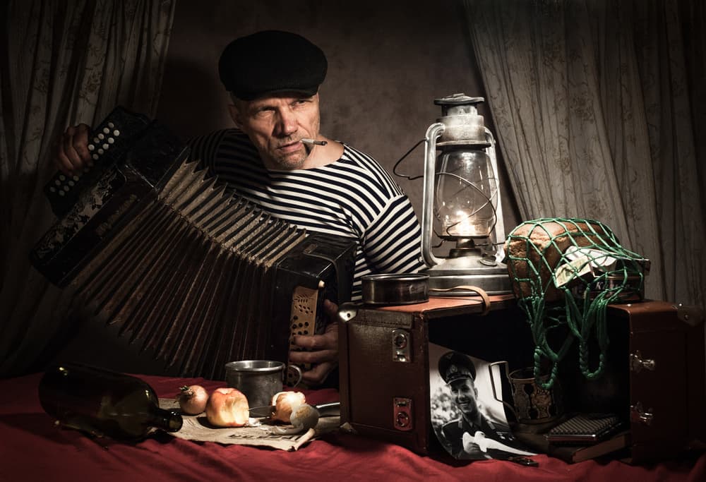 Rustic Sailor's Tune by Viktor Cherkasov — canvas wall art