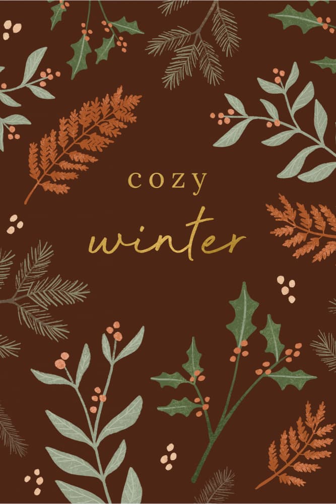 Cozy Winter by Goed Blauw — canvas wall art