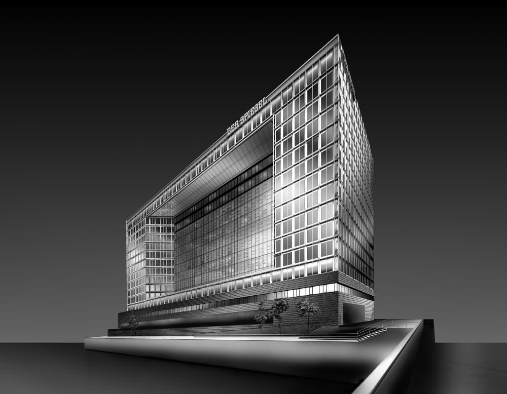 Sleek Urban Architecture by jordiegeatorrent — canvas wall art