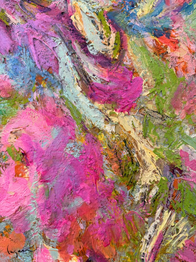 Colorful Enchanted Brushstrokes by Dorothy Fagan — canvas wall art