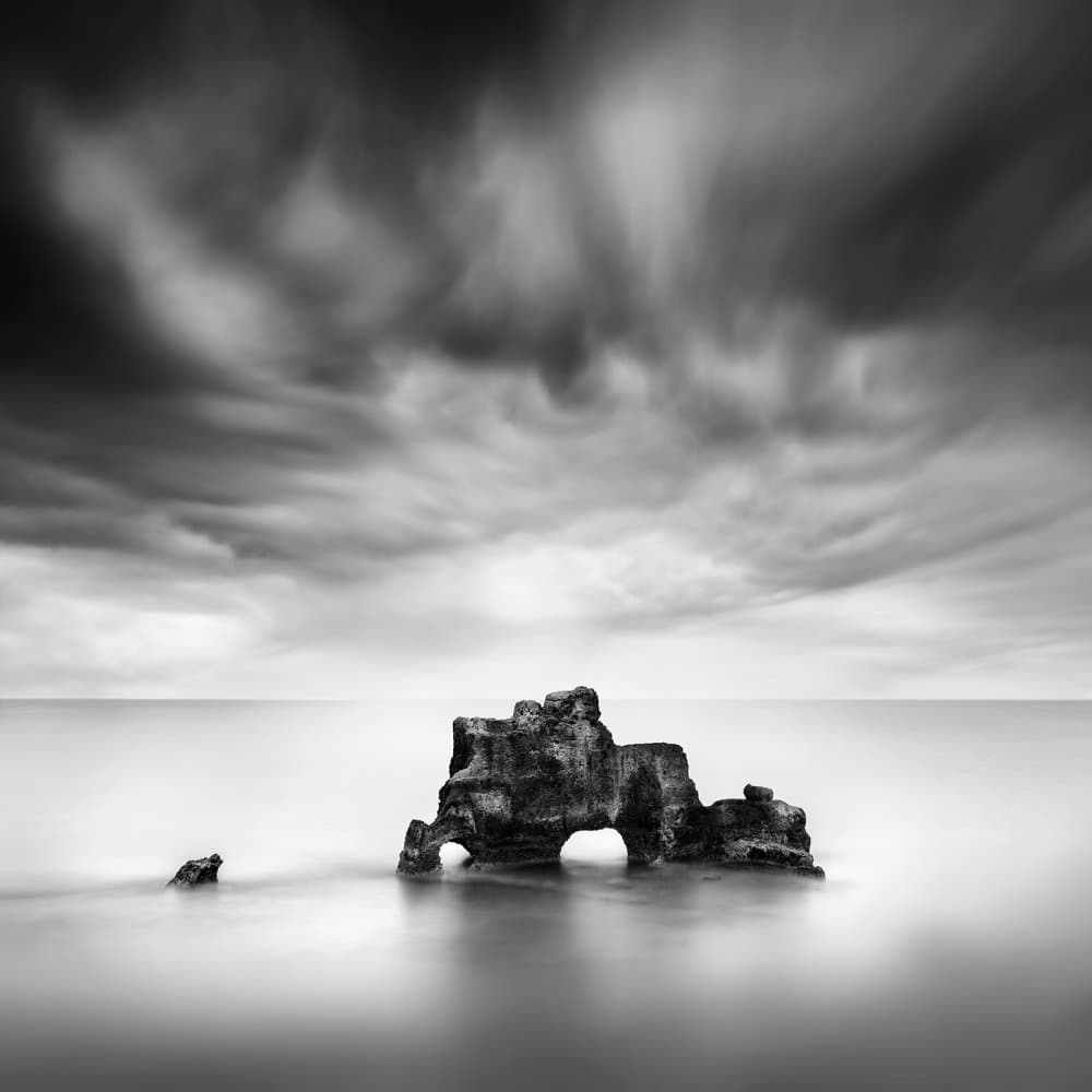 Dramatic Ocean Rocks by George Digalakis — canvas wall art