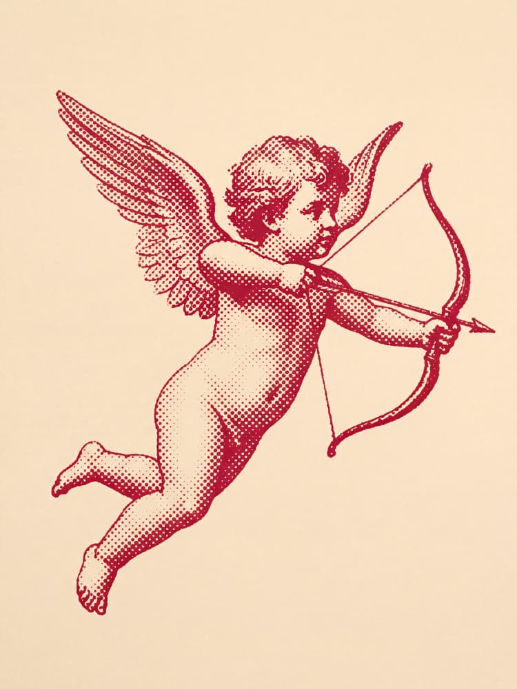 Romantic Cupid Archer by Andreas Magnusson — canvas wall art