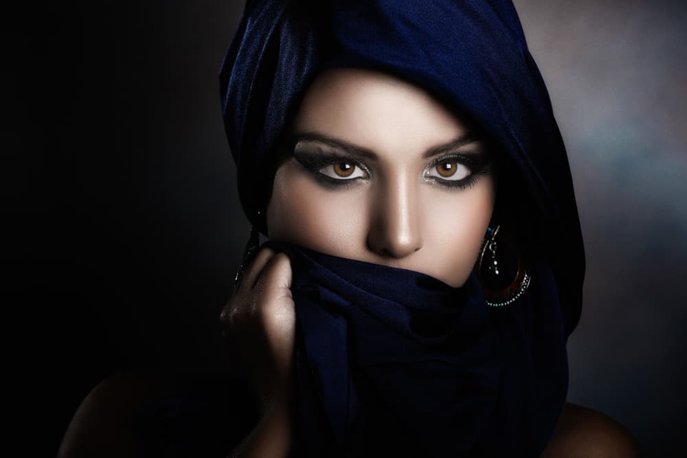 Elegant Veiled Beauty by Peppe Tambè — canvas wall art