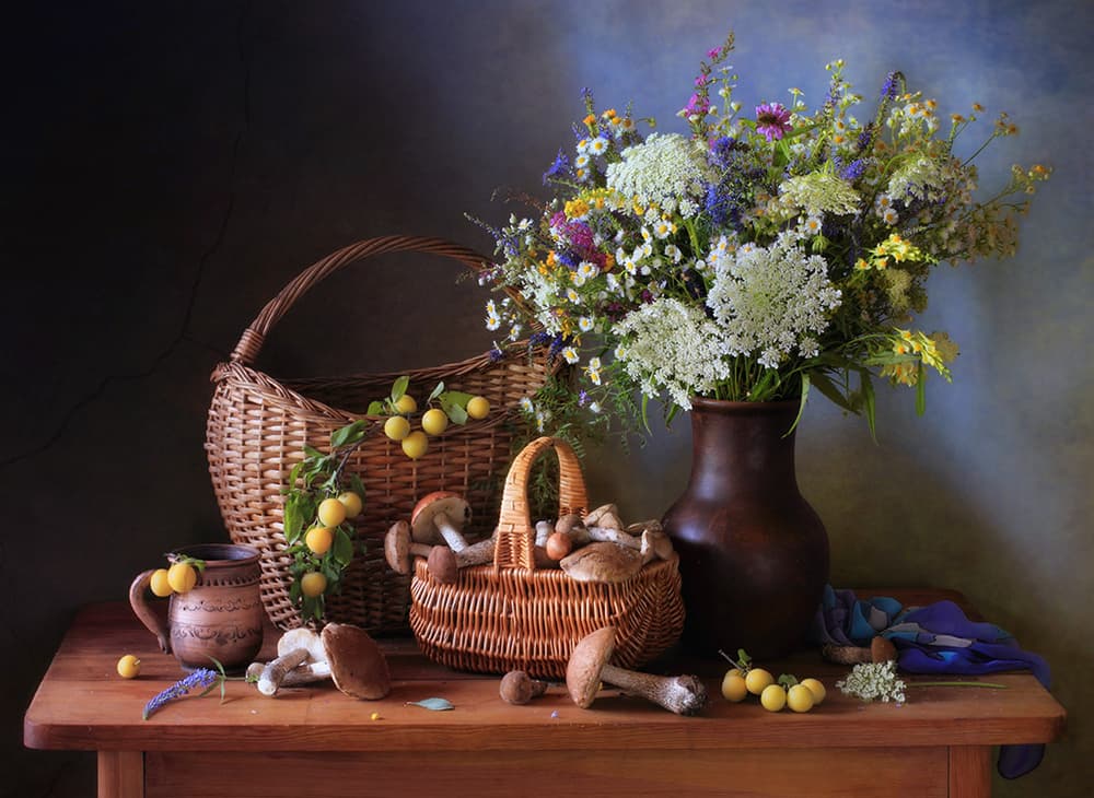 Autumn Harvest Still Life by Tatyana Skorokhod — canvas wall art