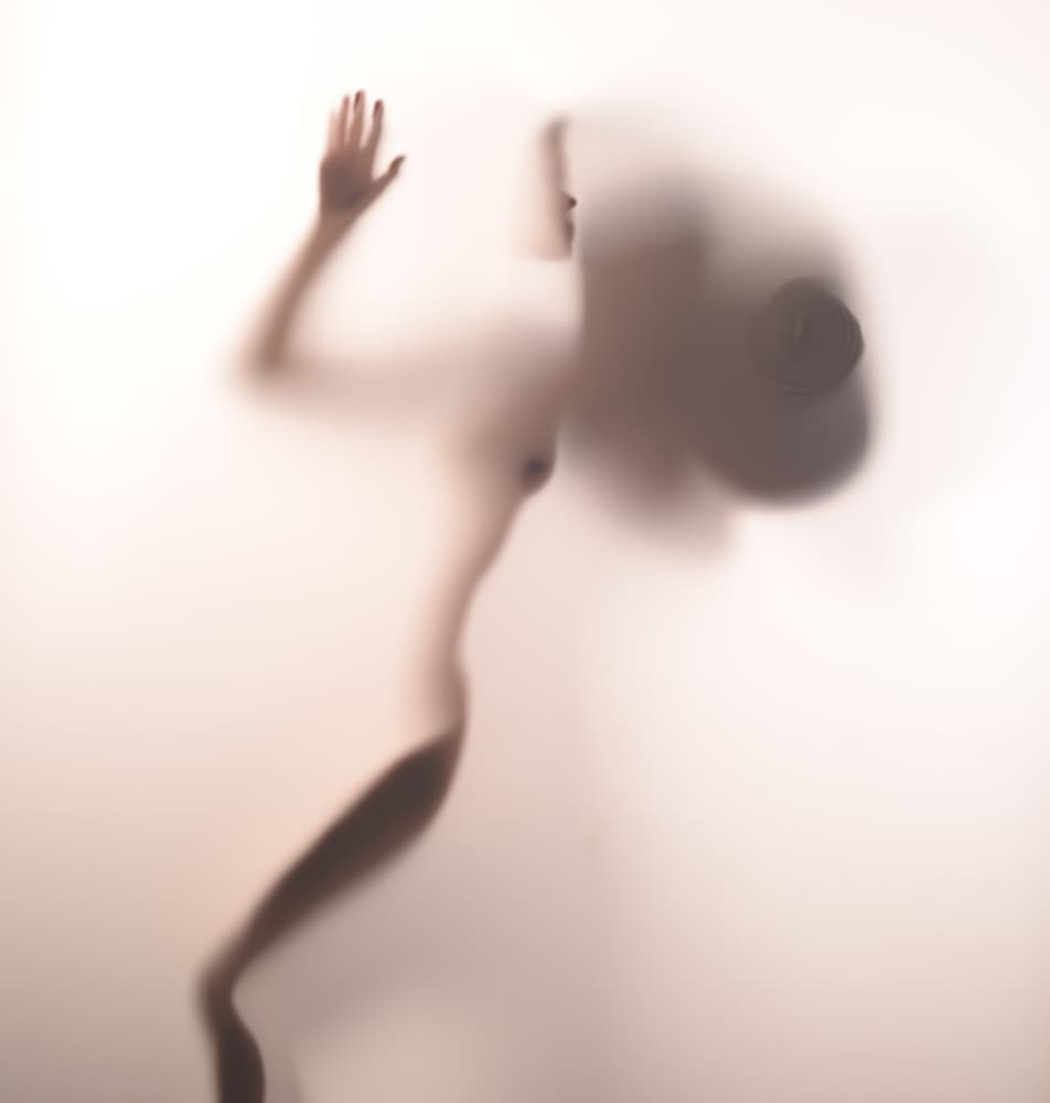 Mysterious Woman Silhouette by Izak Katz — canvas wall art
