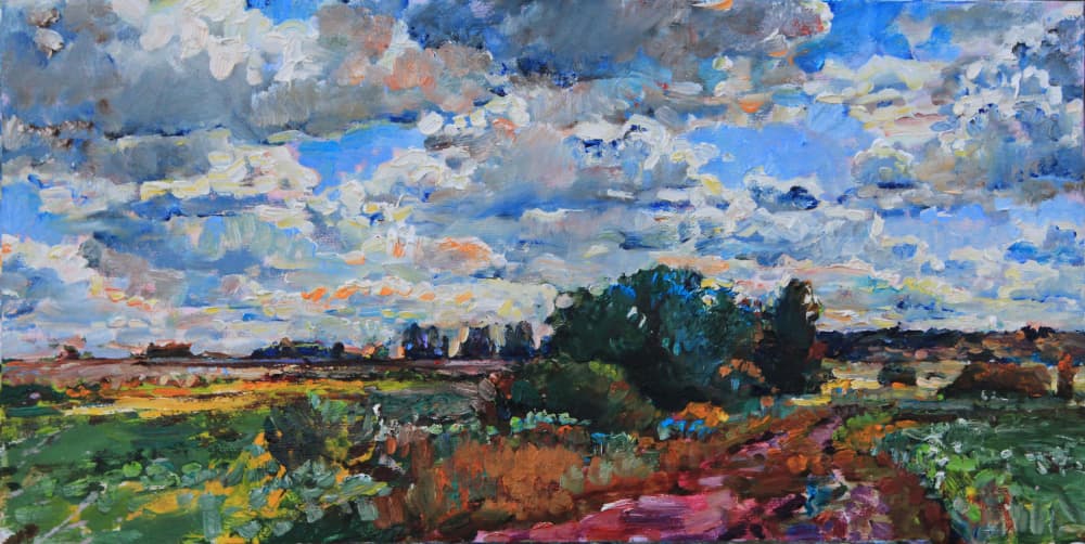 Vibrant Country Fields by Andrii Kutsachenko — canvas wall art