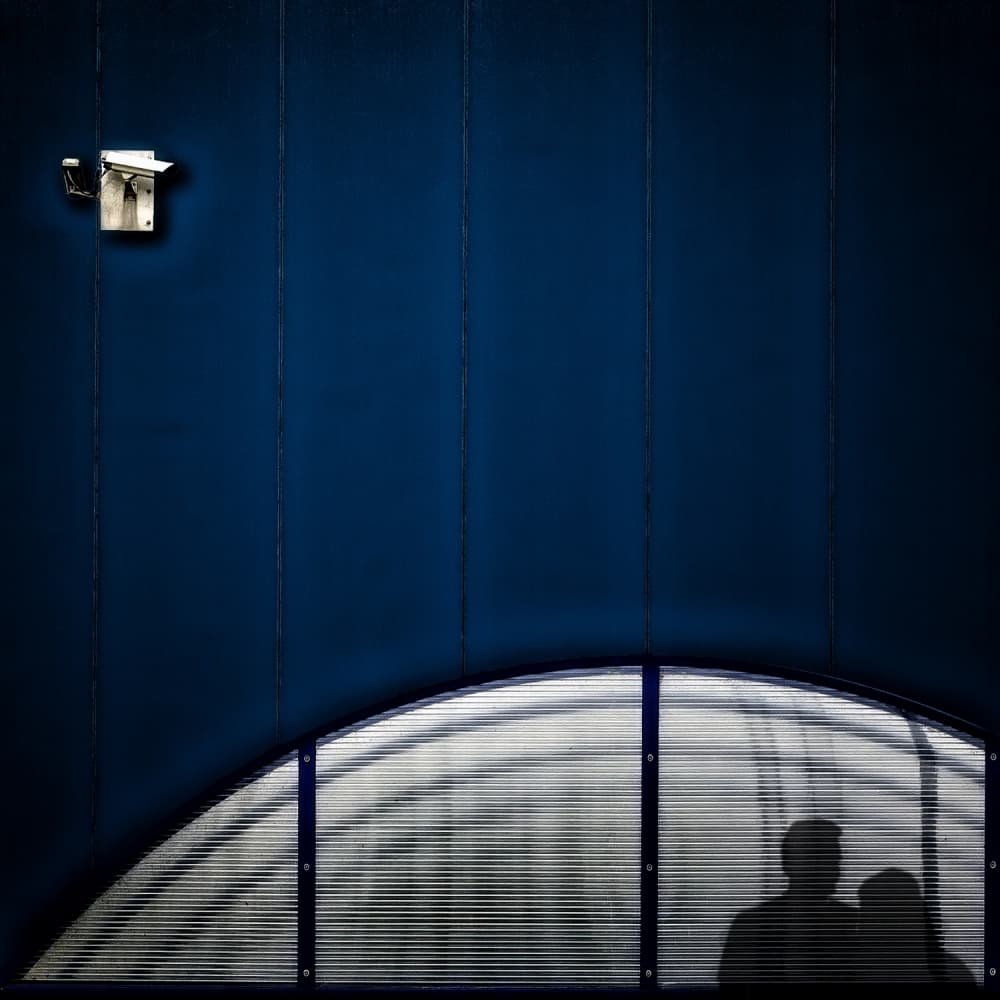 Security Window Shadows by Piet Flour — canvas wall art
