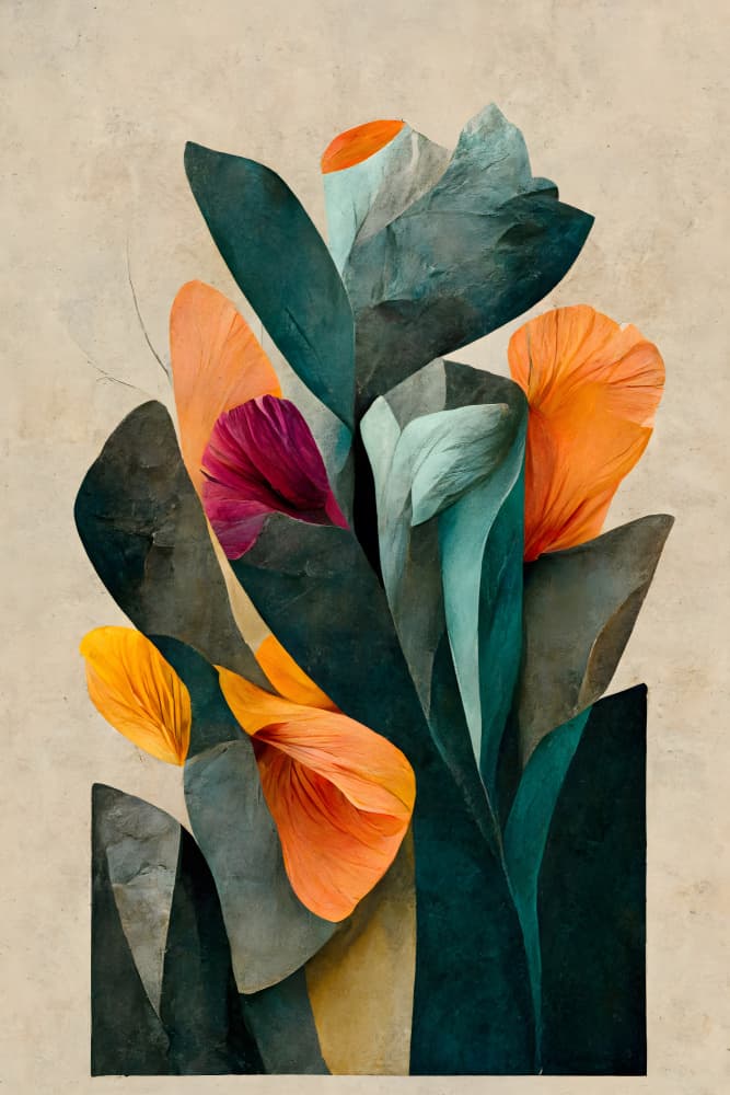 Petals in Harmony by Treechild — canvas wall art