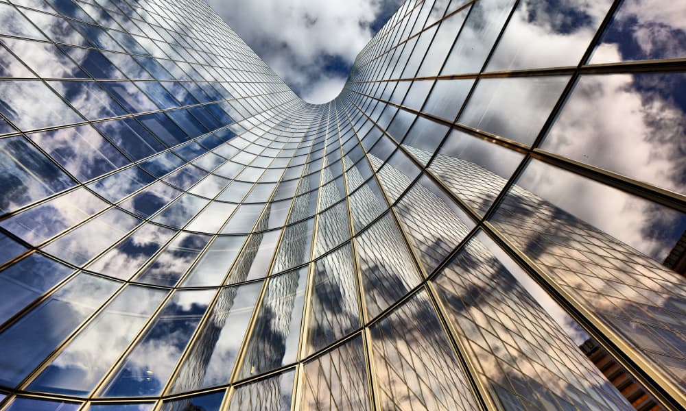 Modern Sky Reflections by Martin Fleckenstein — canvas wall art