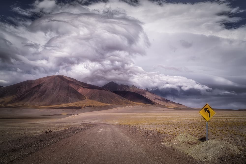 Winding Desert Road by Adhemar Duro — canvas wall art