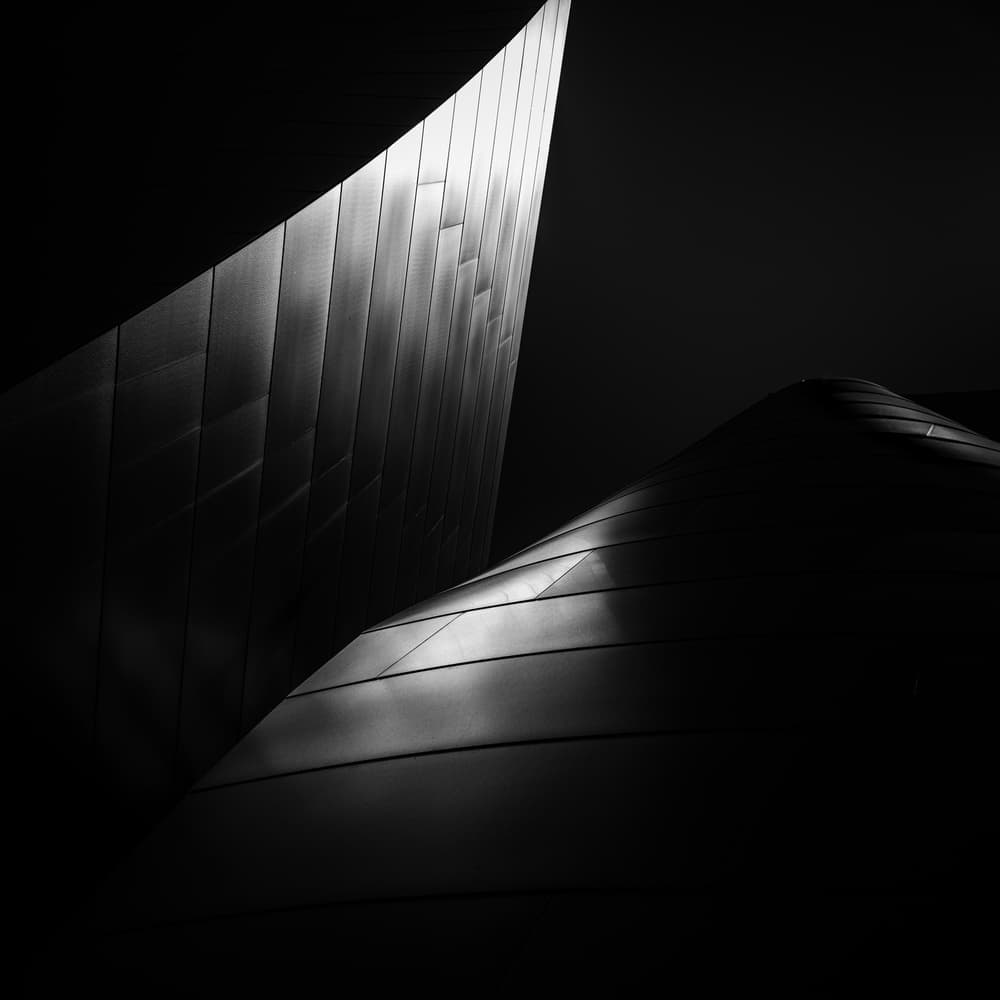 Walt Disney Concert Hall - study VII by Stefan Buder — canvas wall art