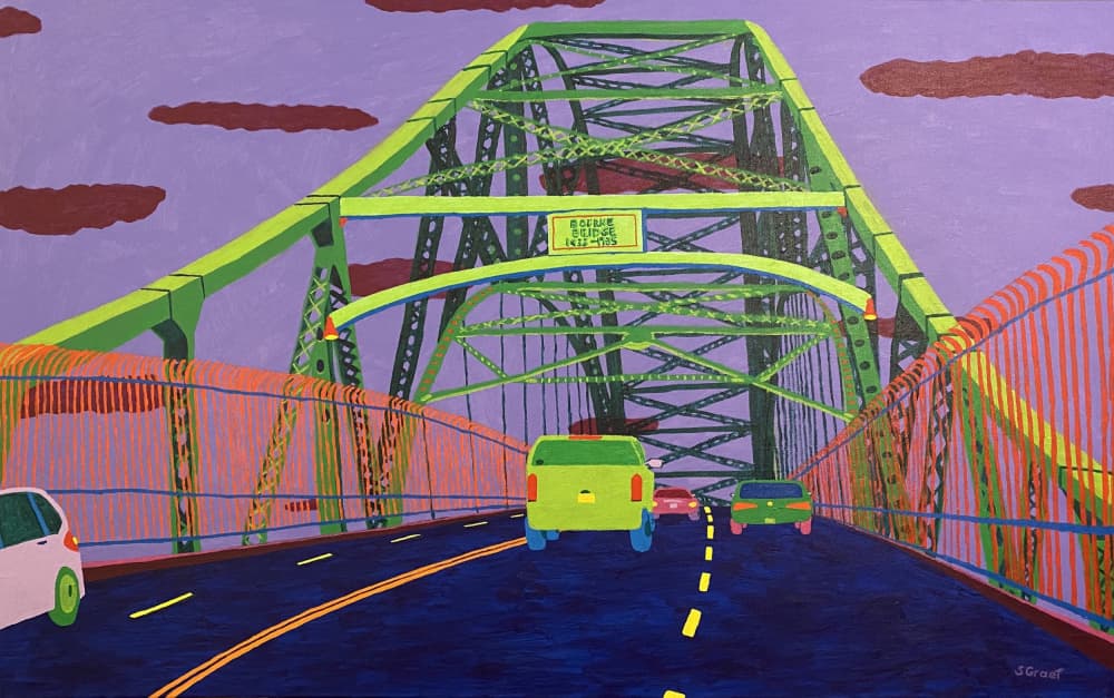 Bridge to Cape Cod by Sue Graef — canvas wall art