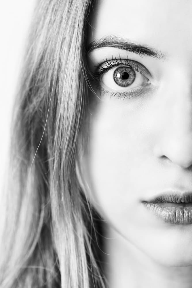 Intense Eye Portrait by Adam Wasilewski — canvas wall art