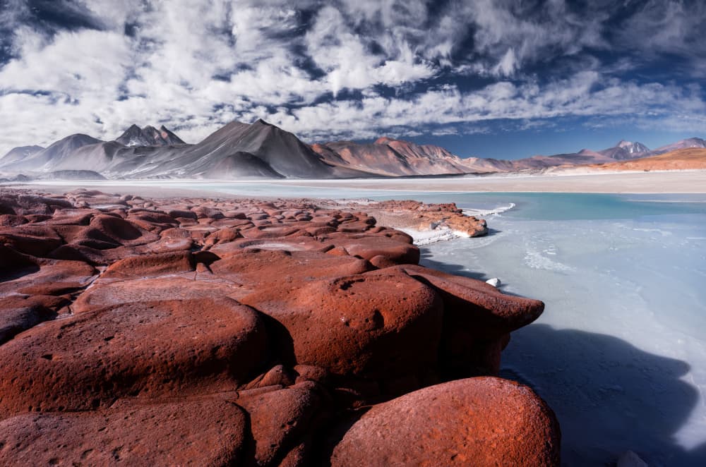 Red Rocks Salt Lake by Karol Nienartowicz — canvas wall art