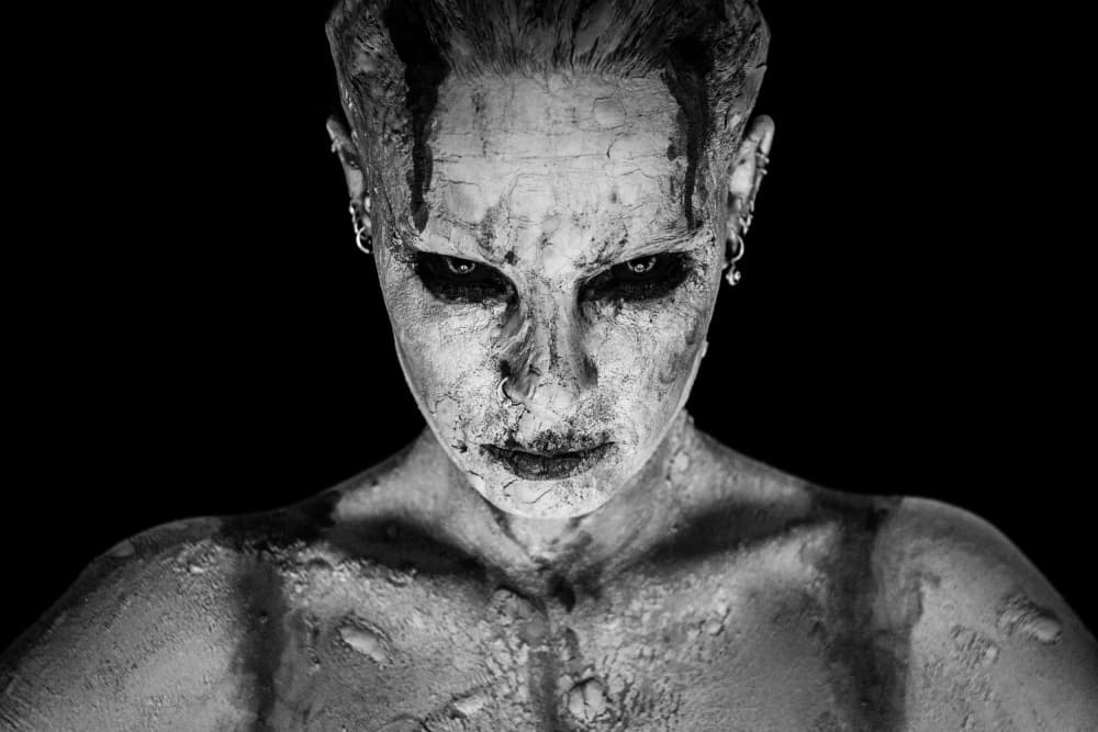 Intense Textured Portrait by Marco De Waal — canvas wall art