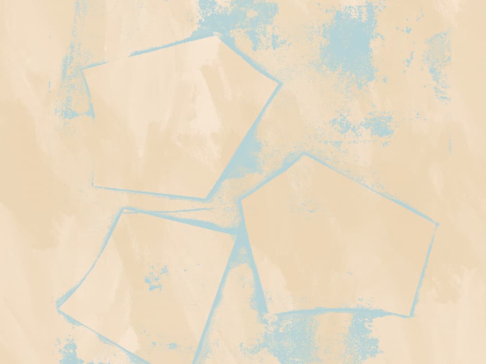 Soft Blue Geometric Abstract by Dina Dankers — canvas wall art