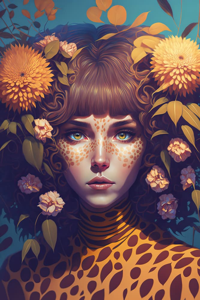Wild Elegance by Treechild — canvas wall art