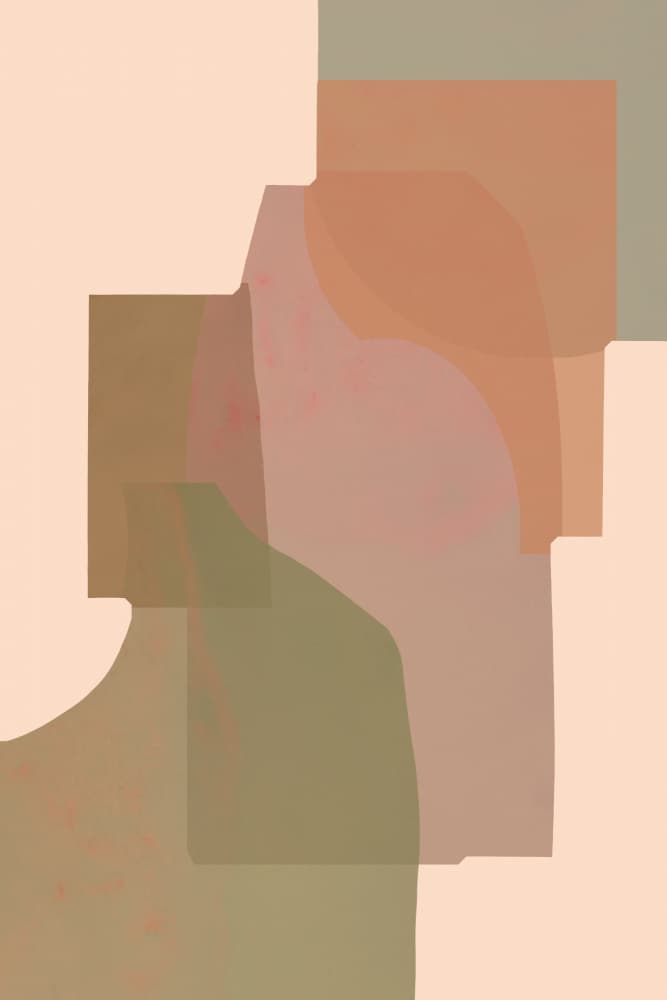 Abstract Earth Tones by cartissi — canvas wall art