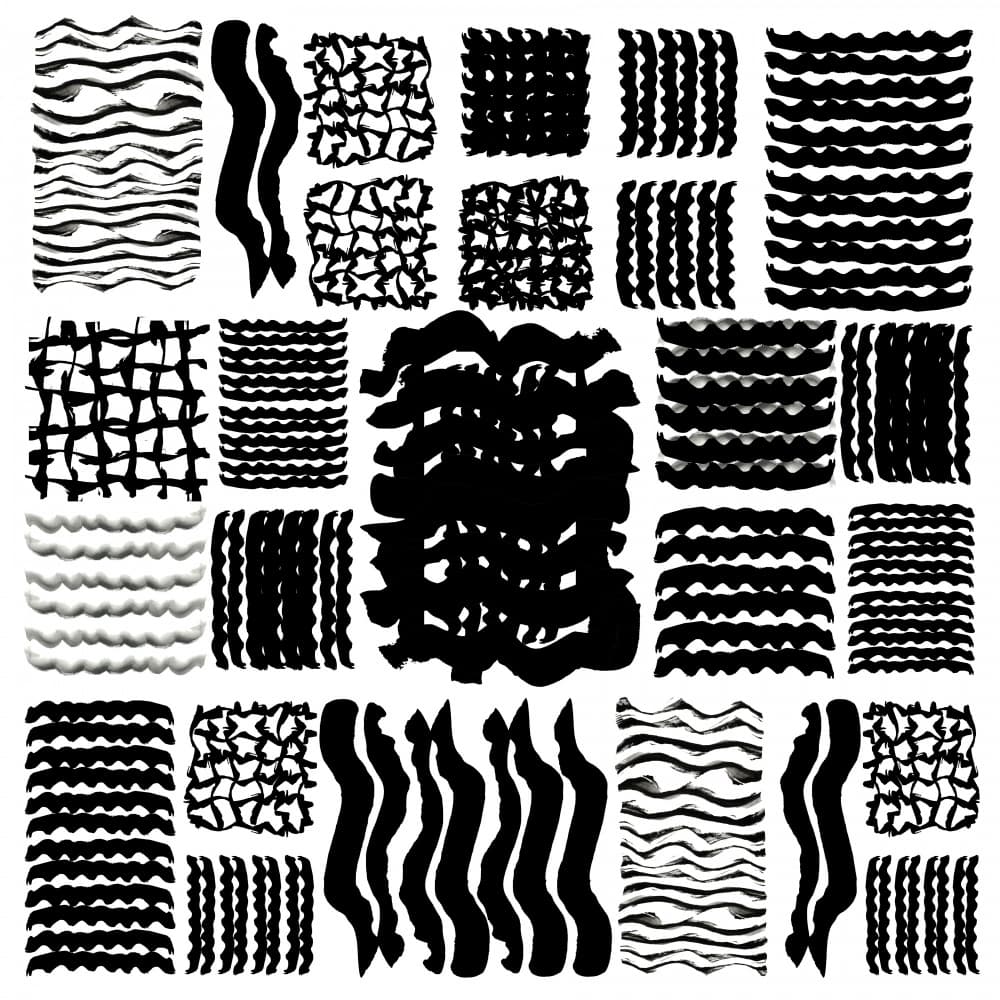 Abstract Ink Textures by cartissi — canvas wall art