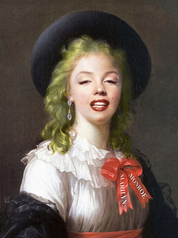 Vintage Marilyn by Dikhotomy — canvas wall art