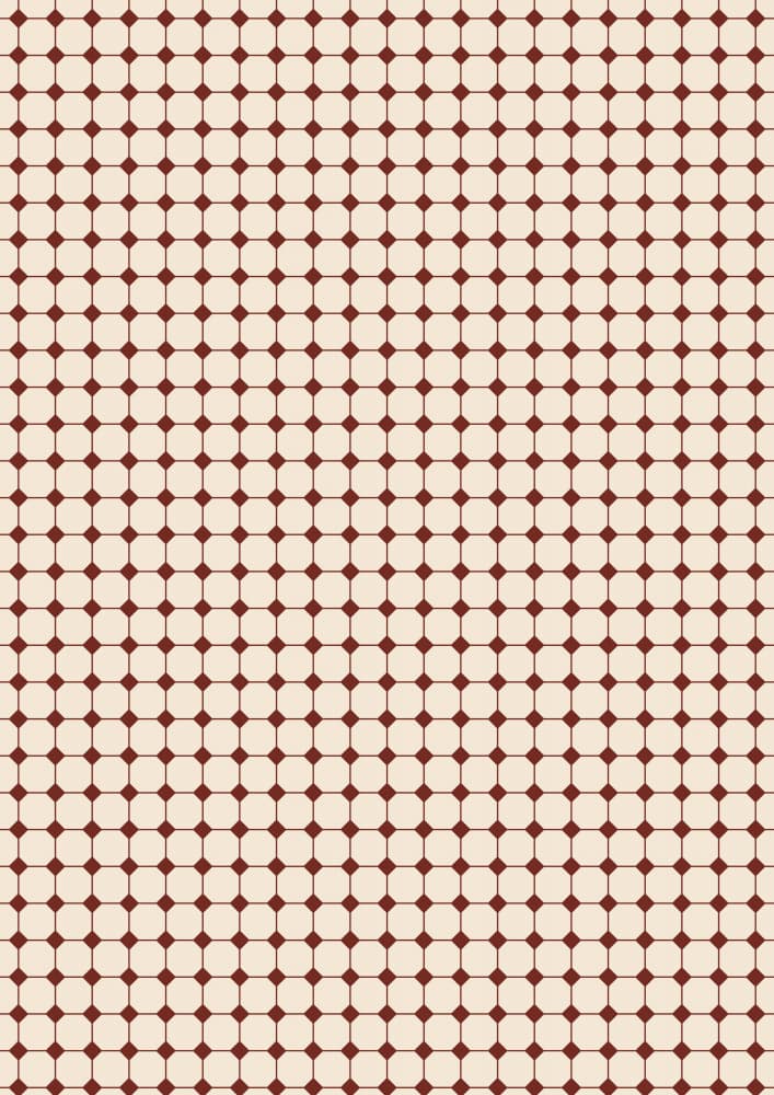 Classic Tile Grid Pattern by kathrinmay — canvas wall art