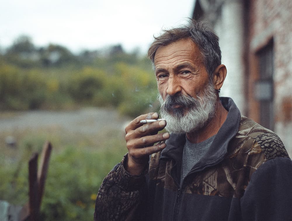 Pensive Bearded Man by Rostovskiy Anton — canvas wall art