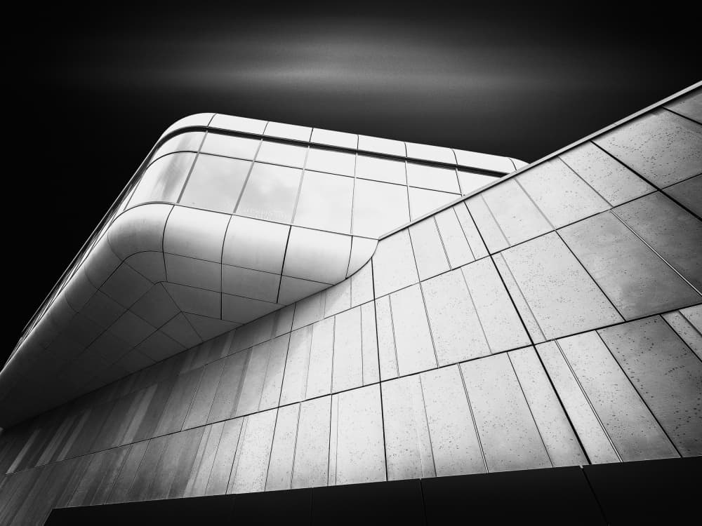Sleek Urban Geometry by Karol Važan — canvas wall art