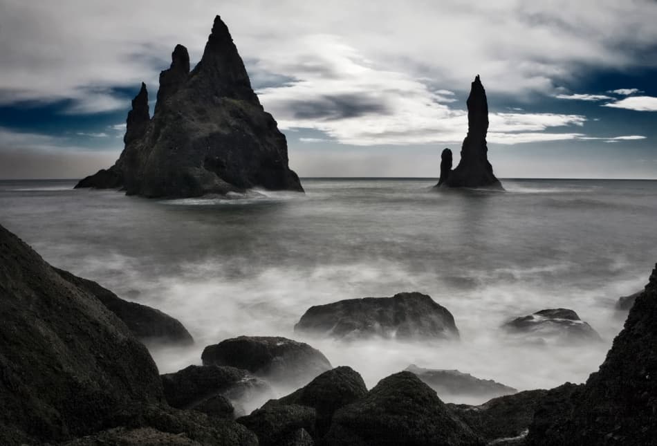 Black Sea Stacks by Bragi Ingibergsson - BRIN — canvas wall art